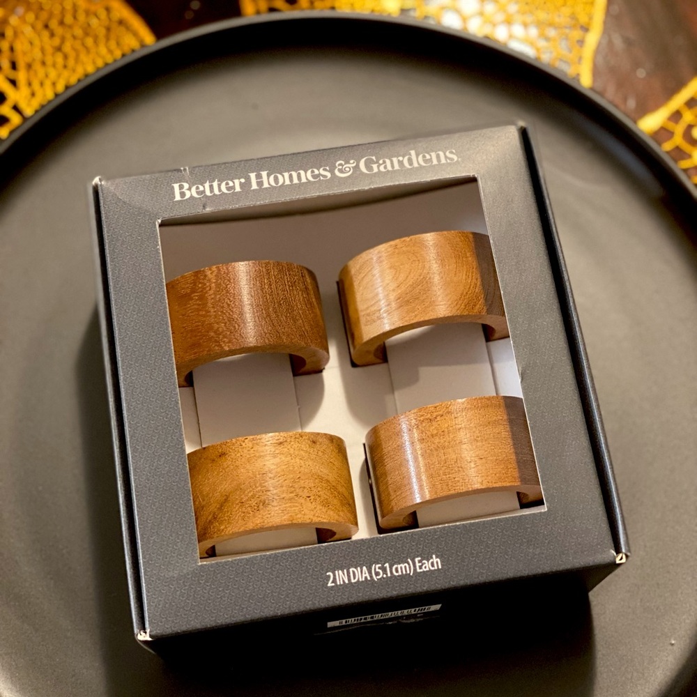 New!!!Wooden napkin rings